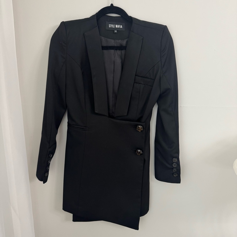 Black Blazer Dress